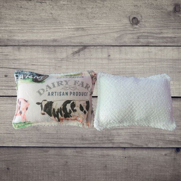 Reusable Kitchen Sponge Set of 2 Cow Dish Scrubby - Picture 2 of 3